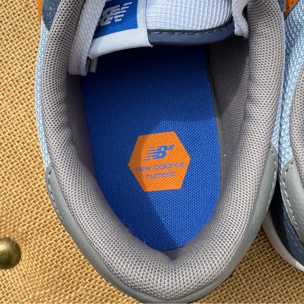 New Balance Numeric 440 Men’s Size 13 Blue Orange Skate Shoes NM440WON Gum Sole - Picture 4 of 11